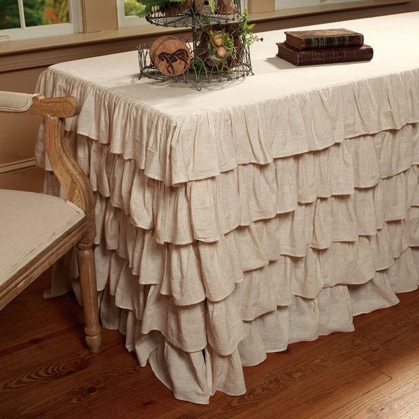 Ruffled Tablecloth 6' x 30" - Sweet as Jelly