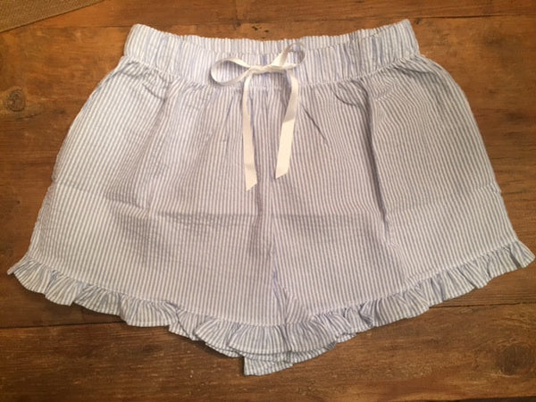 Seersucker Pajama Shorts - Sweet as Jelly