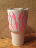 Personalized Stainless Steel Powdered Coated Tumbler (30 oz.) - Sweet as Jelly