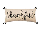 Thankful Embroidered Pillow